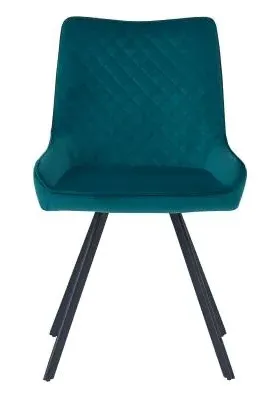 Jessie Dining Chair Set of 2 - Turquoise, Fabric image