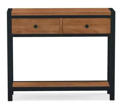 Rayne 2 Drawer Console Table - Matt Lacquered, Acacia