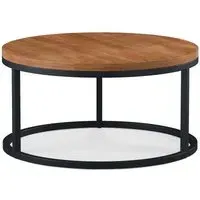 Rayne 80cm Round Coffee Table - Acacia