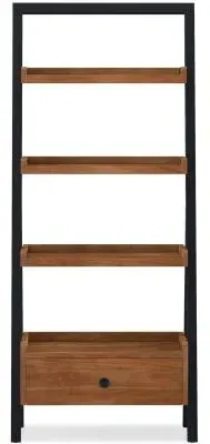 Rayne Acacia Ladder Bookcase - Matt Lacquered image