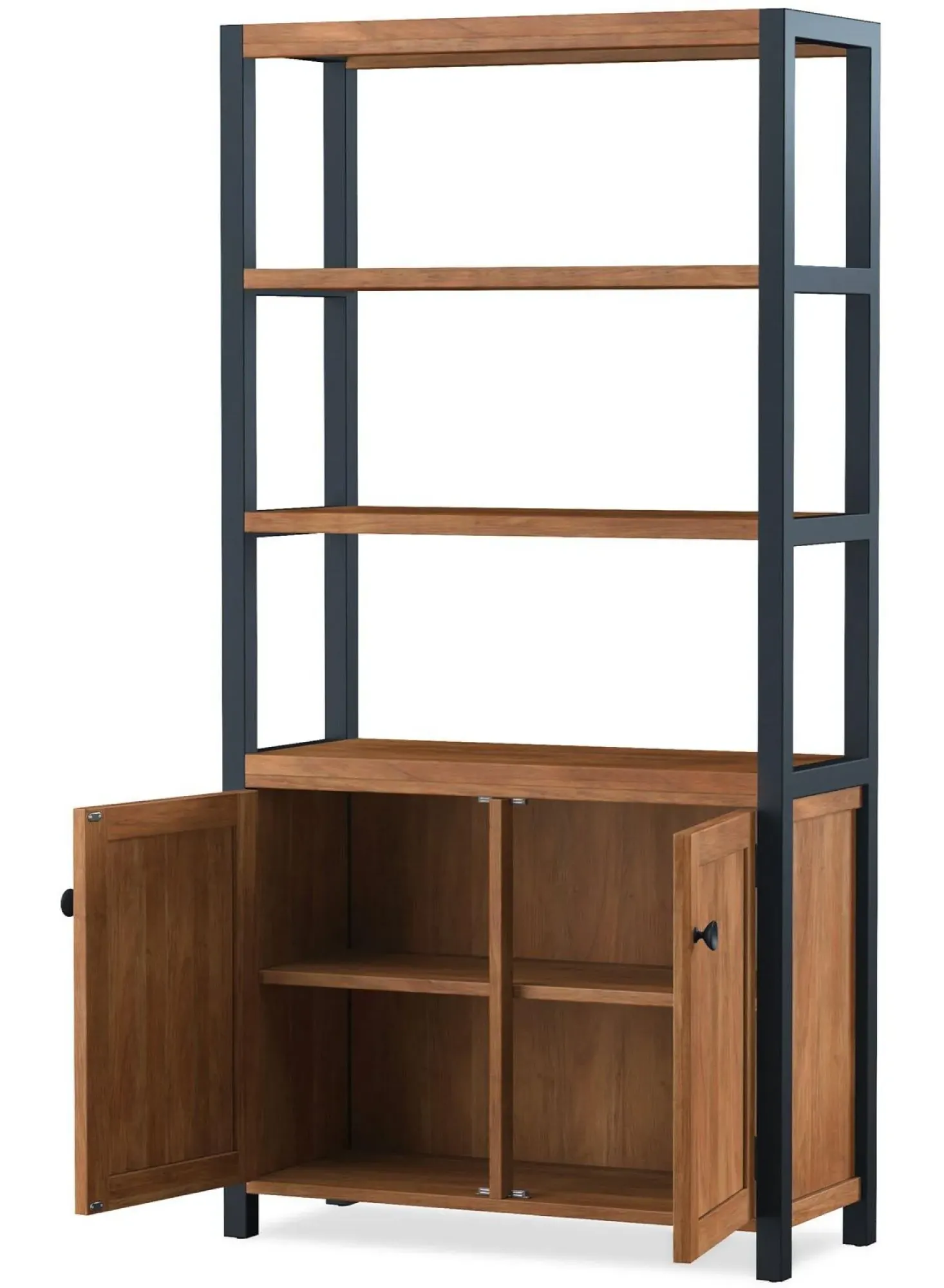 Rayne Bookcase with Cupboard - Acacia