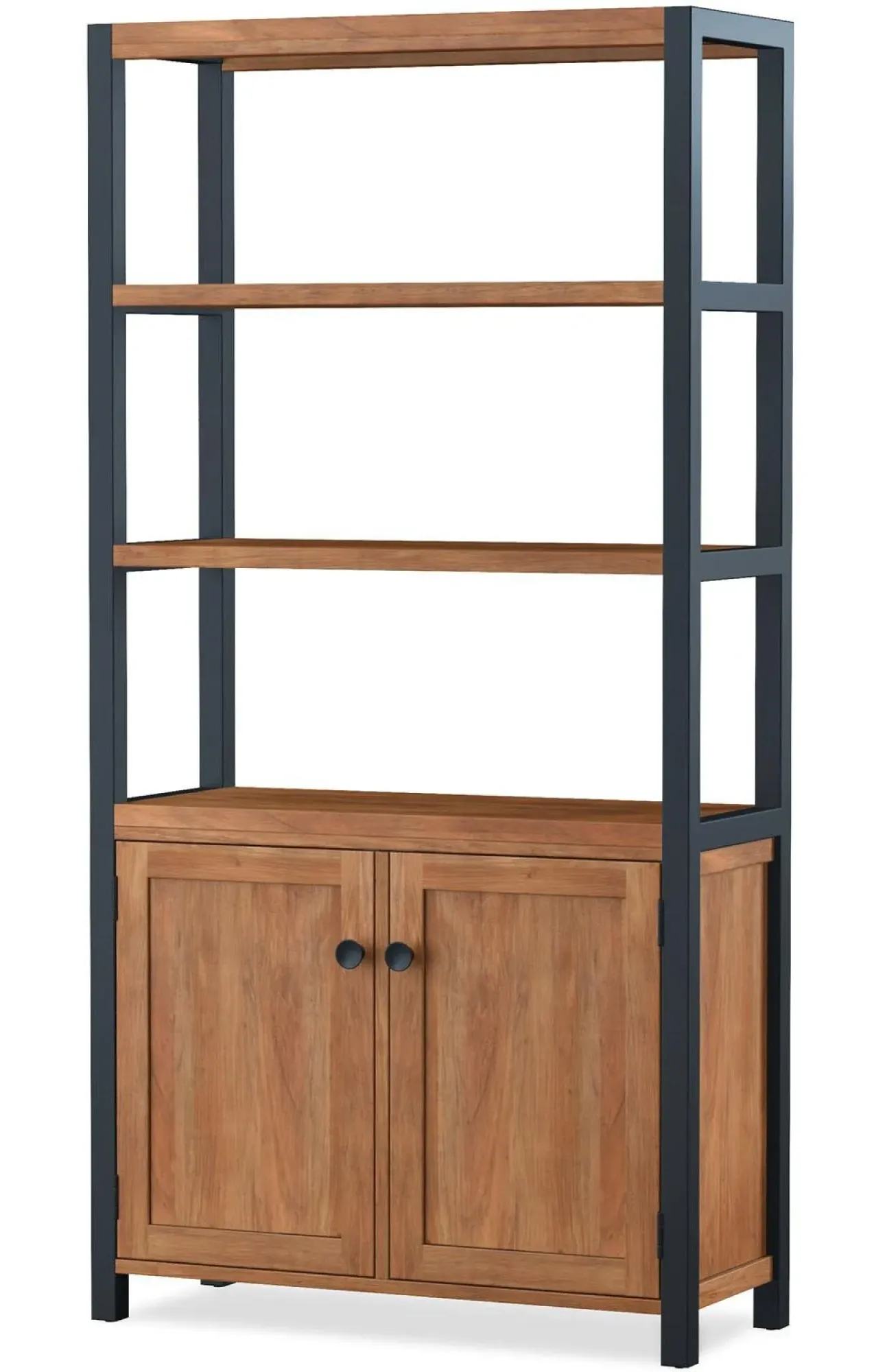 Rayne Bookcase with Cupboard - Acacia