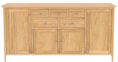 Selene 170cm 4 Door Sideboard - Oak image