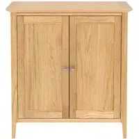 Selene 2 Door Hall Cabinet - Oak