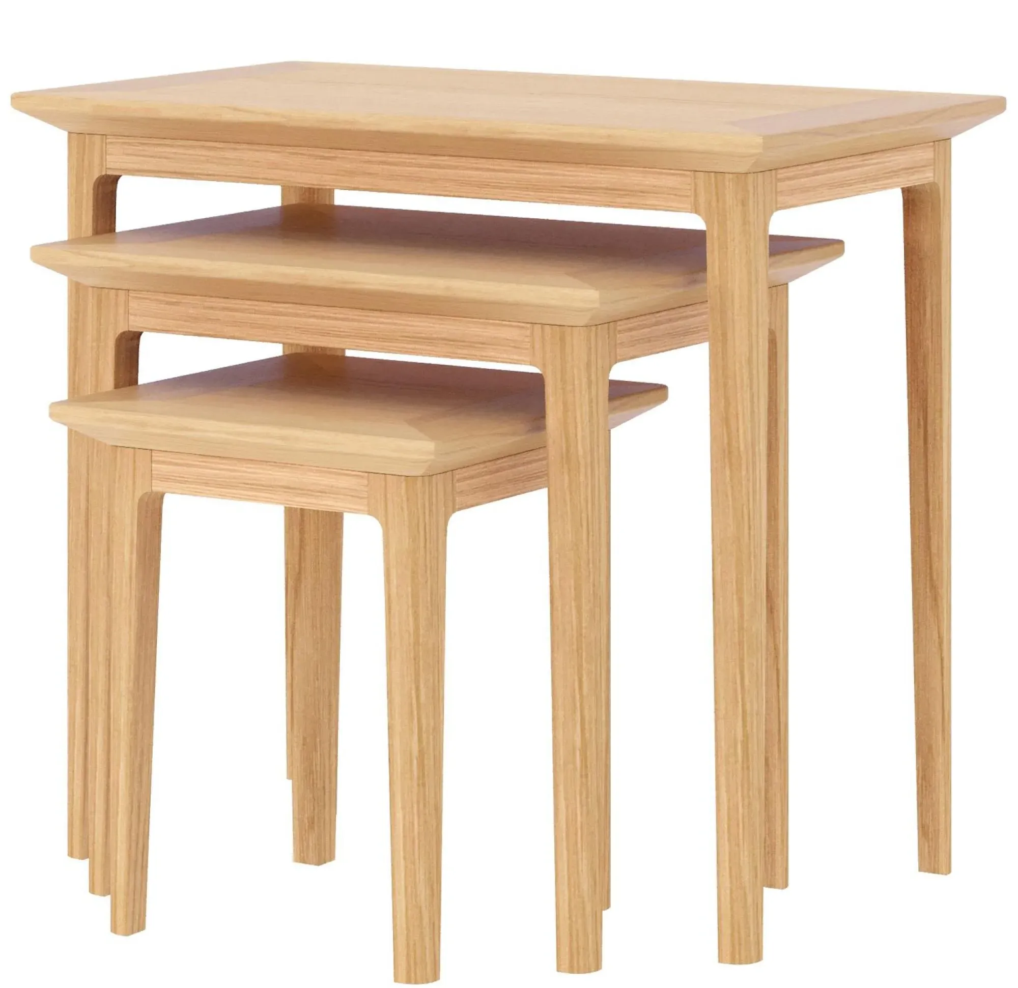 Selene Nest of 3 Tables - Oak