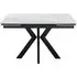 Vida 4-6 Seater Extending Dining Table - Grey, Ceramic