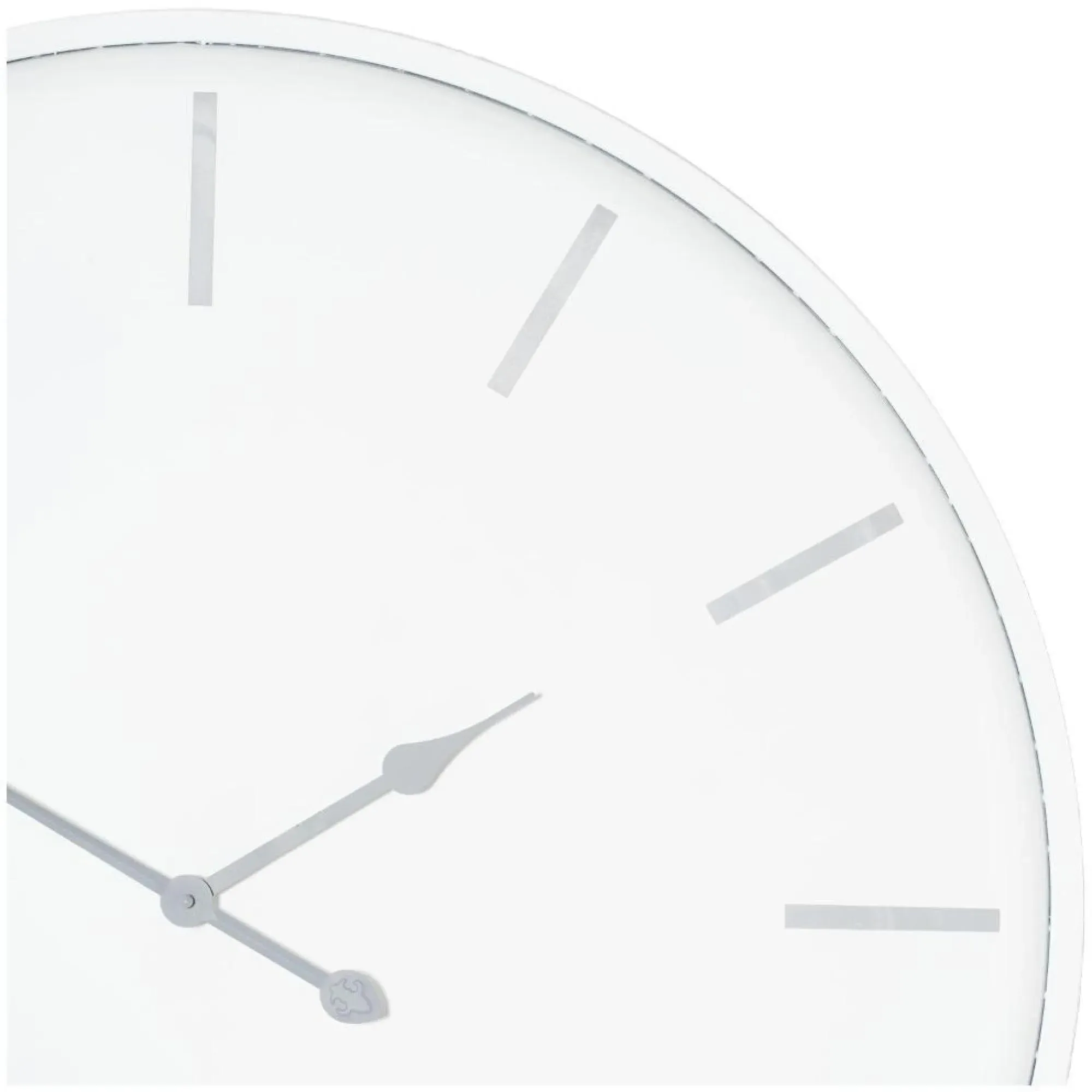 Adelaide Large Wall Clock - White, Metal