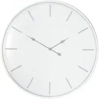 Adelaide Large Wall Clock - White, Metal