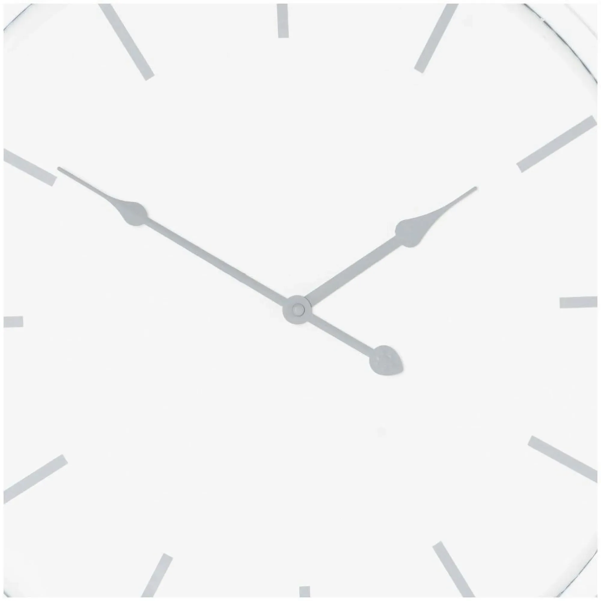 Adelaide Wall Clock - White, Metal