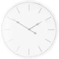 Adelaide Wall Clock - White, Metal