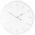 Adelaide Wall Clock - White, Metal
