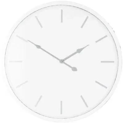 Adelaide Wall Clock - White, Metal image