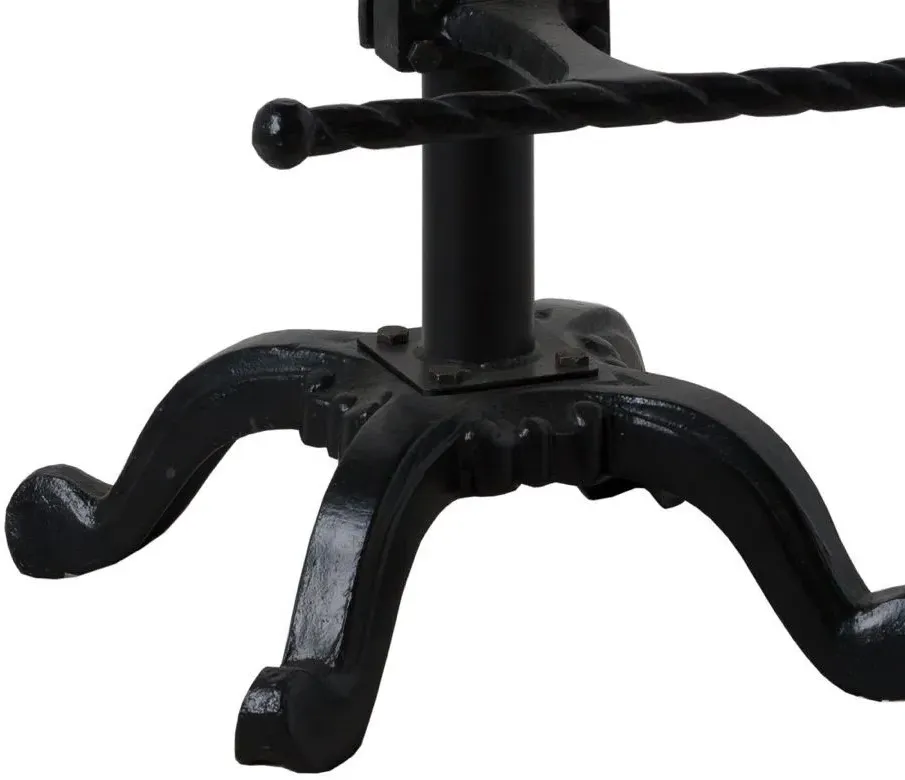 Adjustable Tractor Seat Bar Stool Set of 2 - Black