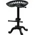 Adjustable Tractor Seat Bar Stool Set of 2 - Black