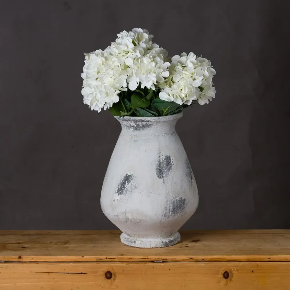 Albans Large Vase - Antique White