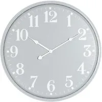 Ashmount Wall Clock - Grey, Metal