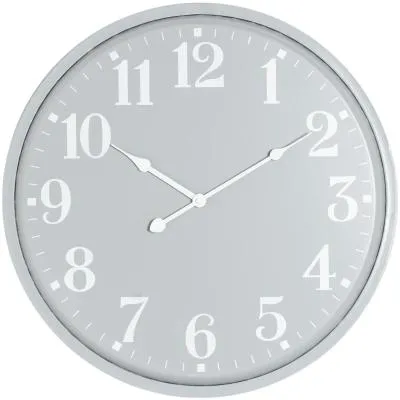 Ashmount Wall Clock - Grey, Metal image