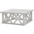 Birmingham Plank Square Coffee Table - White