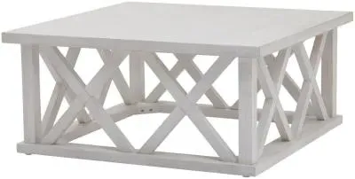 Birmingham Plank Square Coffee Table - White image