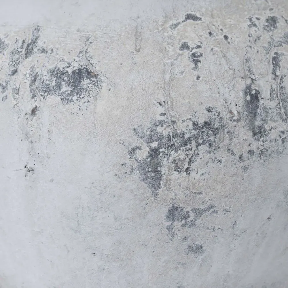 Brixton Antique White Vase - Stone