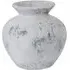 Brixton Antique White Vase - Stone