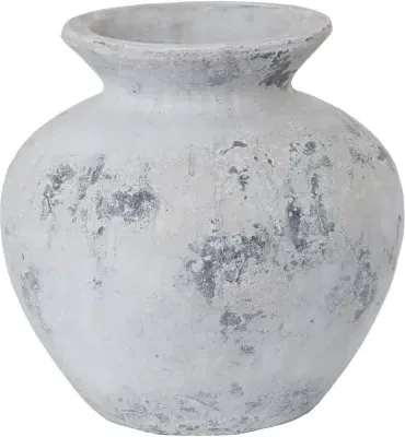 Brixton Antique White Vase - Stone image