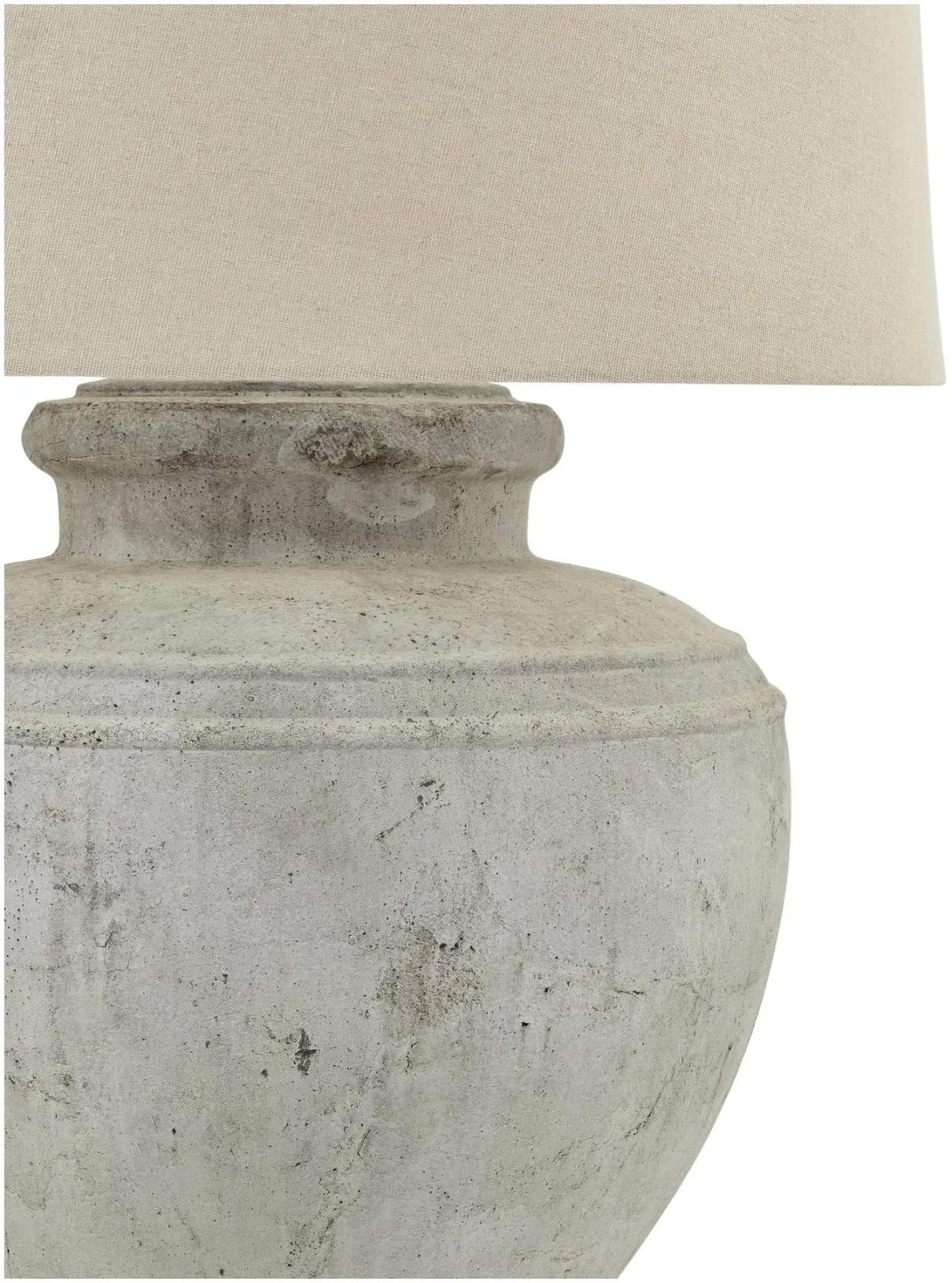 Brixton Chorus Lamp - White and Grey, Ceramic