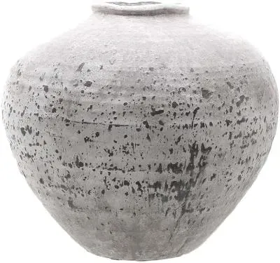Burton Large Ceramic Vase - Stone image