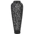 Cast Lattice Vase - Black, Aluminium