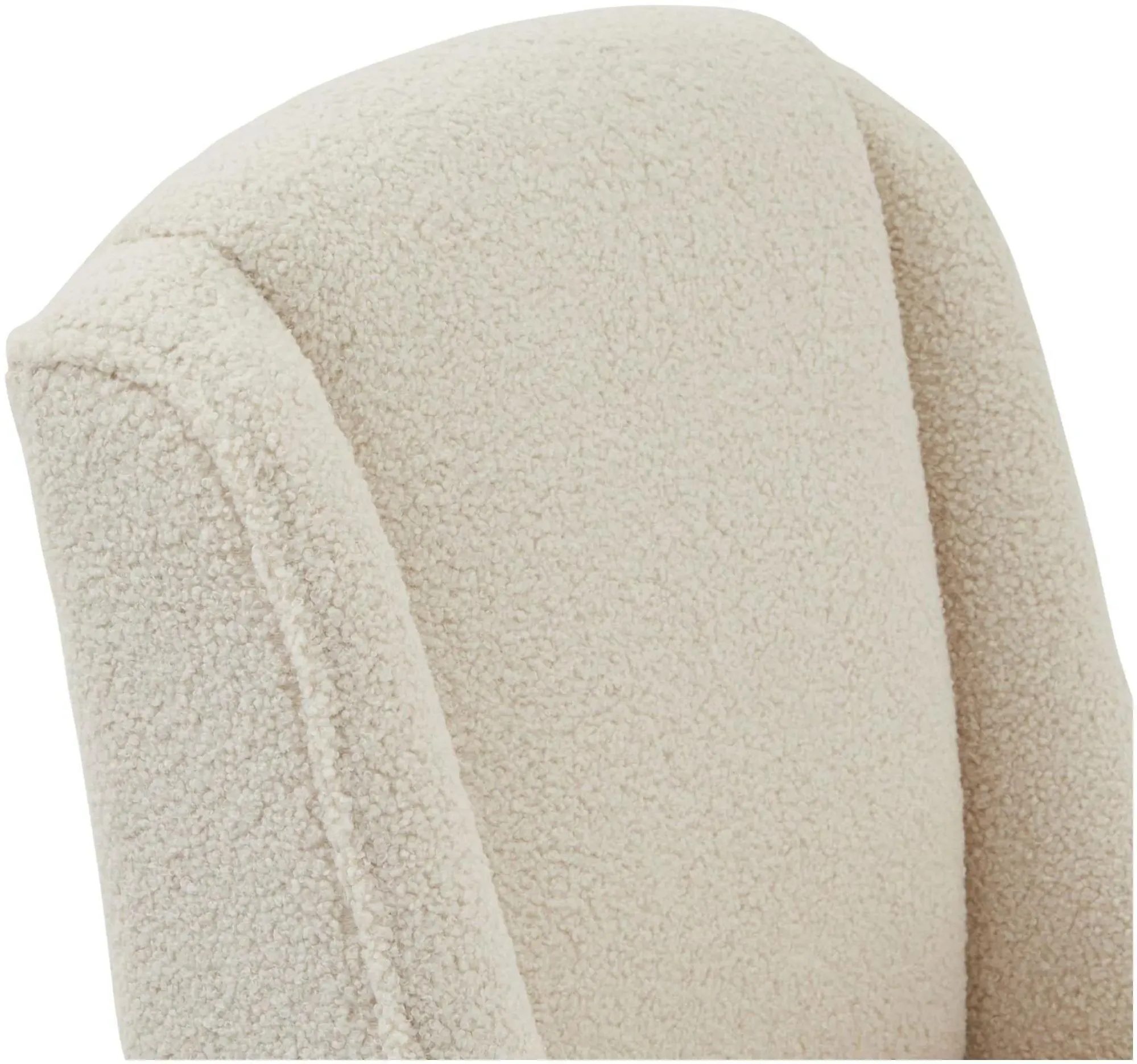 Ceduna Dining Chair Set of 2 - Cream, Boucle