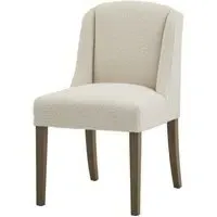 Ceduna Dining Chair Set of 2 - Cream, Boucle