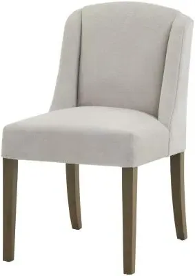 Ceduna Dining Chair Set of 2 - Grey, Fabric