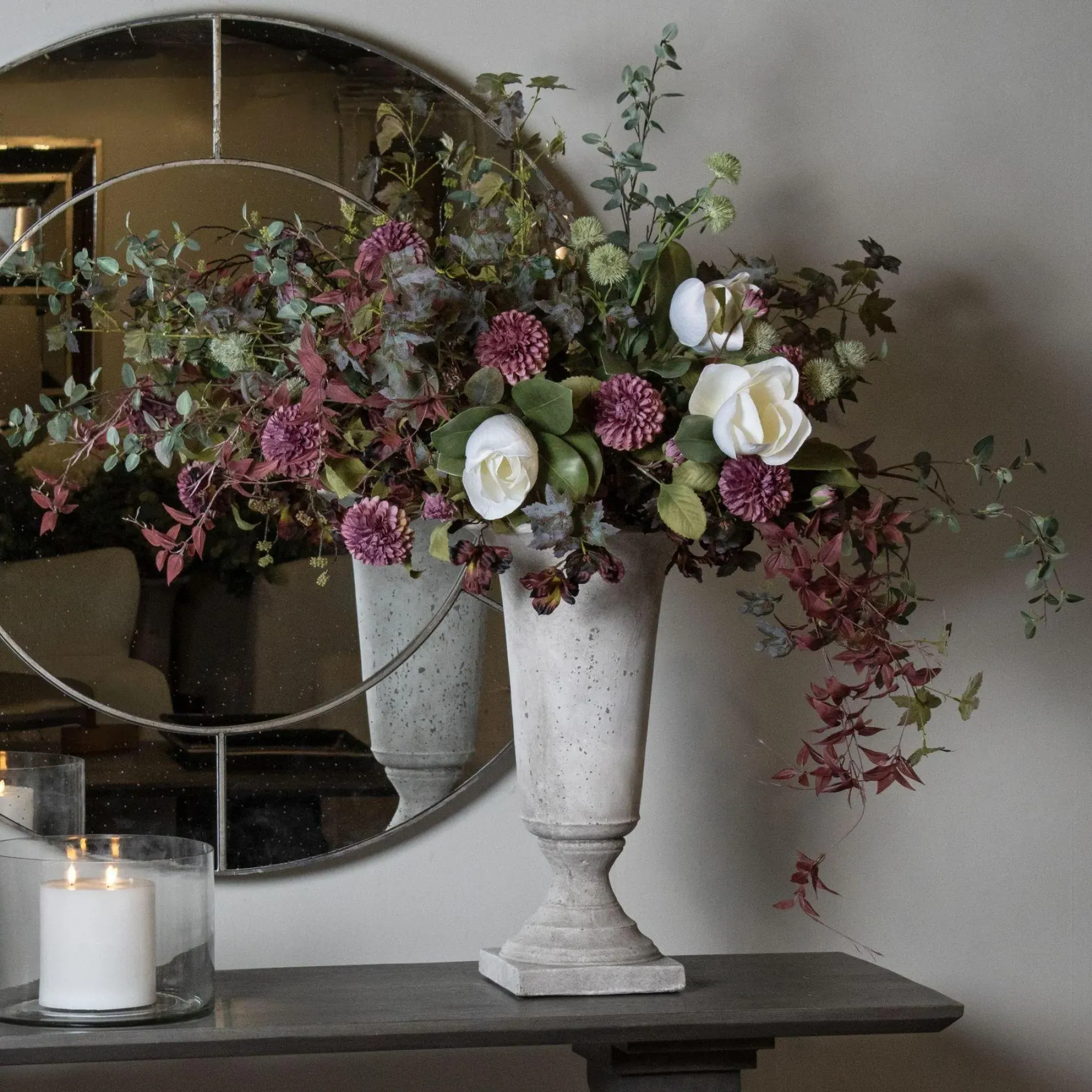 Ceramic Effect Urn Planter - Stone