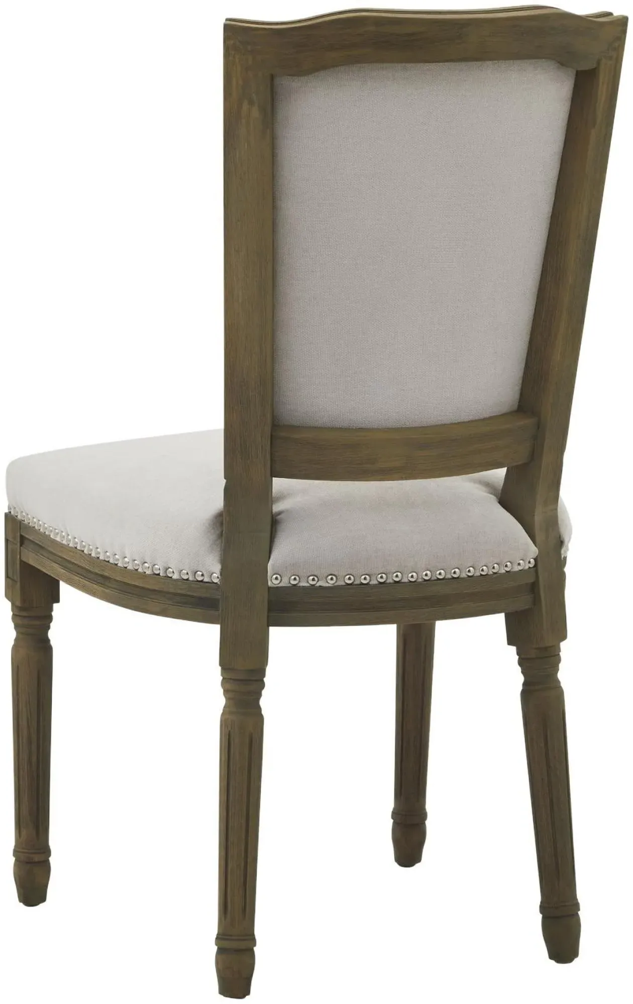 Clare Dining Chair Set of 2 - Grey, Fabric