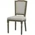 Clare Dining Chair Set of 2 - Grey, Fabric