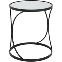 Concaved Side Table Set of 2 - Black