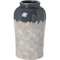 Conran Medium Vase - White and Blue