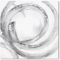 Coventry Canvas Wall Art - Silver and Grey