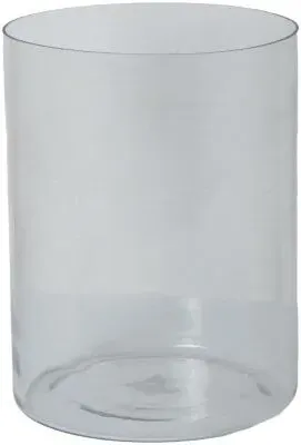 Crewe Large Cylinder Vase - Clear Glass