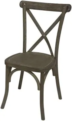 Cross Back Dining Chair Set of 2 - Light Oak image