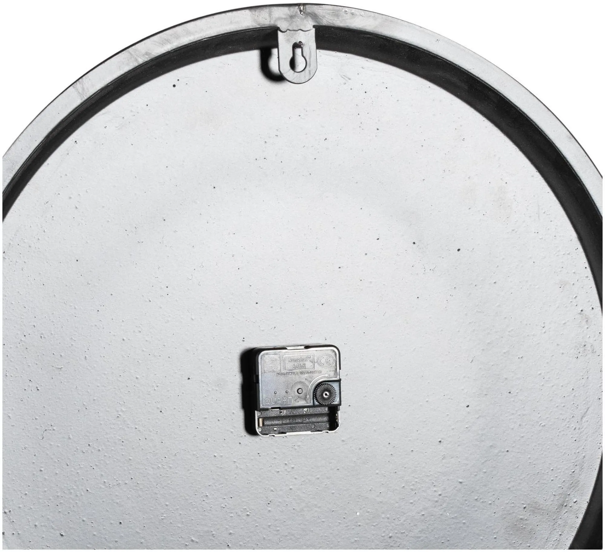 Devonport Wall Clock - Grey, Metal