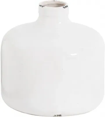 Ealing Glazed Eve Vase - White