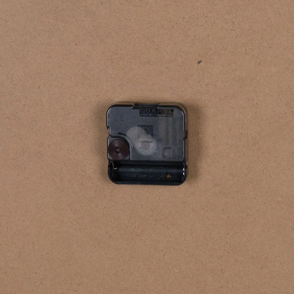 Embossed Station Clock - White