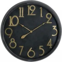 Gawler Clock - Brass, Black