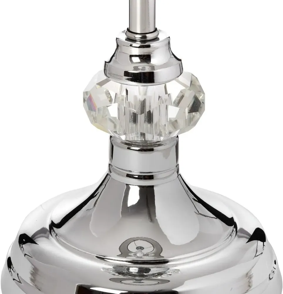 Geelong Chrome Table Lamp - Silver