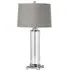 Hamilton Glass Table Lamp - Silver