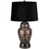Hill Interiors Glass Dapple Acanthus Lamp - Black