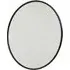 Hill Interiors Large Circular Wall Mirror - Black, Metal