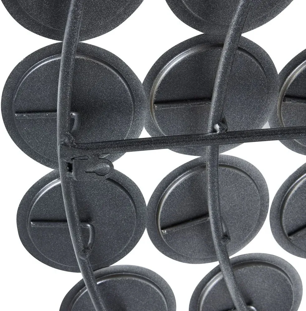 Hill Interiors Large Round Convex Mirror - Antiqued Silver