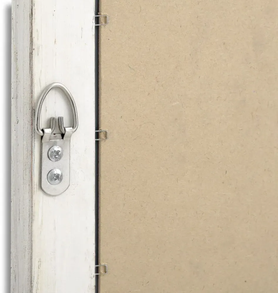 Hill Interiors Rectangular Wall Mirror - Antique White